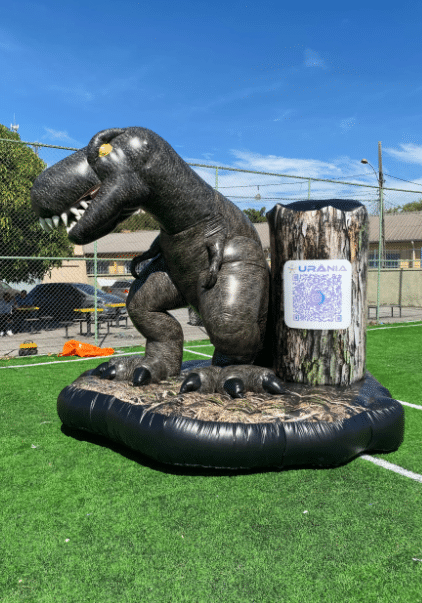 Replica de Dinossauro Inflável Gigante Promocional