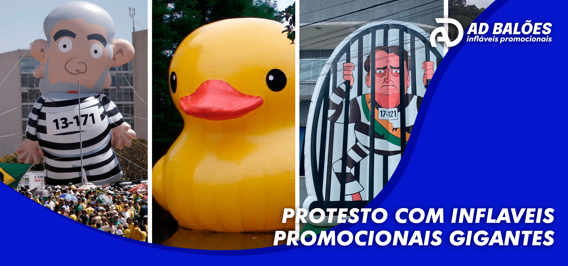 Infláveis Promocionais em Protestos Populares: Como Estruturas Gigantes Amplificam Causas Sociais e Políticas
